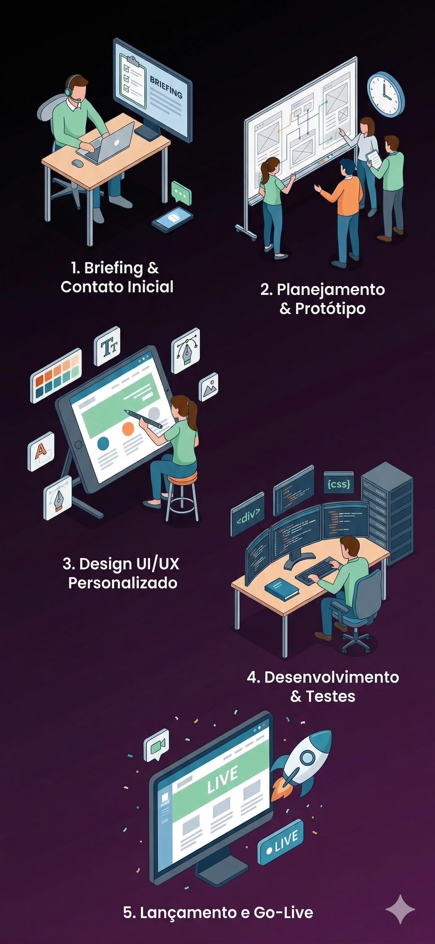 Processo de trabalho THM Web & Co.